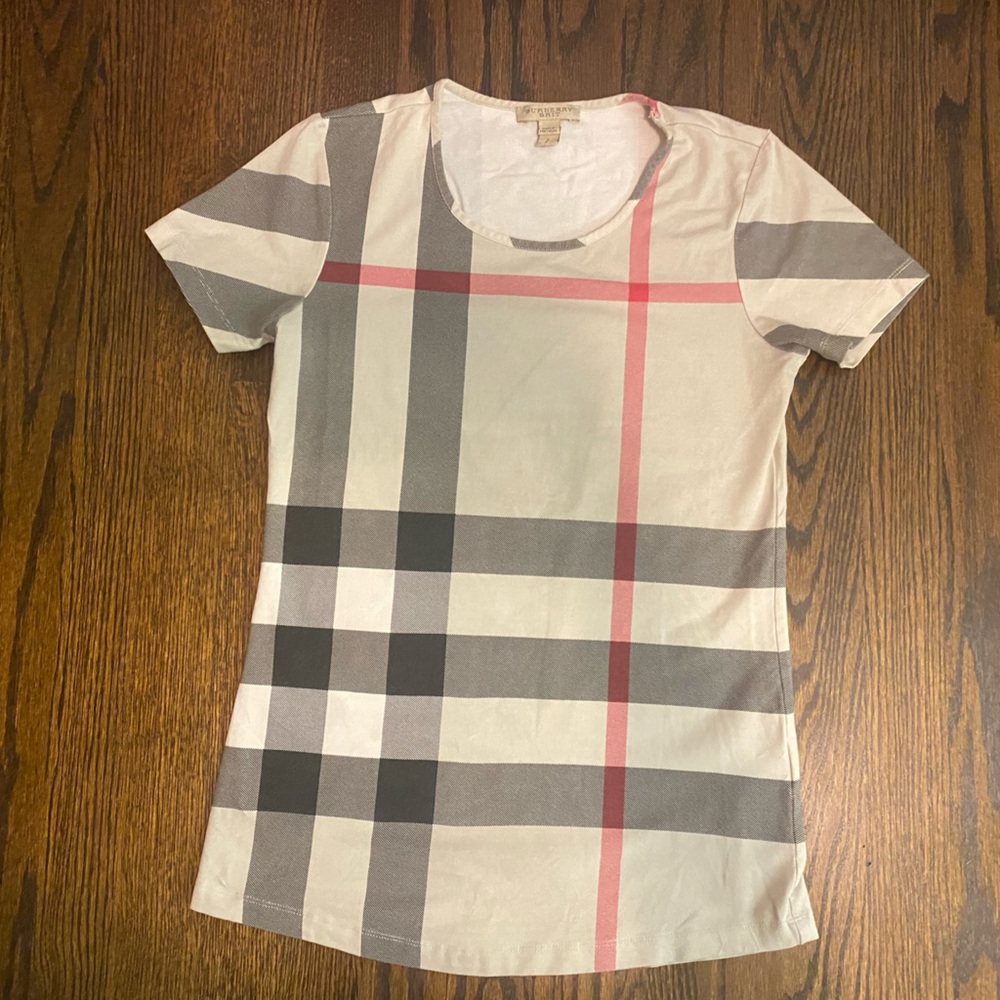 Burberry Brit plaid short sleeve shirt